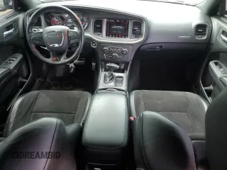 2021 Dodge Charger R/T with VIN 2C3CDXCT6MH682145, listed as a Copart auction lot 57914195 with 49,202 mi miles and Salvage title. Bid and sale history available at DreamBid. Image 8.