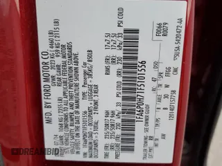 2015 Ford Fusion SE with VIN 1FA6P0H71F5101556, listed as a Copart auction lot 50602895 with 155,564 mi miles and Salvage Title. Bid and sale history available at carsss.com. Image 12.