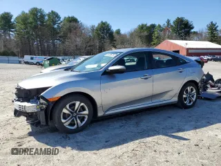 2017 Honda Civic Sedan LX with VIN 19XFC2F51HE227071, listed as a Copart auction lot 50878575 with 58,193 mi miles and Salvage Title. Bid and sale history available at carsss.com. Image 1.