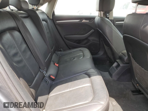 2015 Audi A3 Premium with VIN WAUACGFF3F1002003, listed as a Copart auction lot 57387135 with 174,993 mi miles and Salvage title. Bid and sale history available at DreamBid. Image 10.