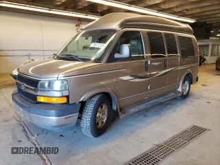 2004 Chevrolet Express Cargo YF7 Upfitter with VIN 1GBFH15T341130239, listed as a Copart auction lot 59170764 with Not provided miles and Salvage title. Bid and sale history available at DreamBid. Image 1.