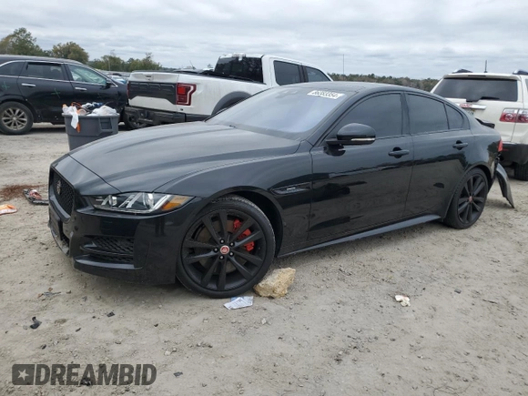 2018 Jaguar XE 35t R-Sport with VIN SAJAL4EV4JCP22662, listed as a Copart auction lot 86383354 with 0 mi miles and Salvage Title. Bid and sale history available at carsss.com. Image 1.