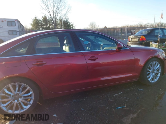 2013 Audi A6 Premium Plus with VIN WAUGFAFC9DN033329, listed as a IAAI auction lot 41768550 with 126,868 mi miles and . Bid and sale history available at DreamBid. Image 14.