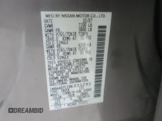 2008 Nissan Titan XE z VIN 1N6AA07C18N335295, wystawiony jako Copart lot #43854915 z przebiegiem 121 295 mil mil oraz Szkoda całkowita • Salvage title. Historia ofert i sprzedaży dostępna na DreamBid. Obrazek 14.