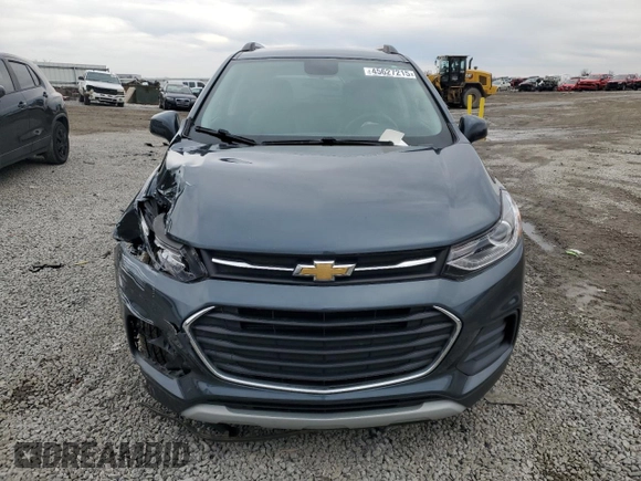 2021 Chevrolet Trax LT with VIN KL7CJPSM8MB373569, listed as a Copart auction lot 45627215 with 55,063 mi miles and Salvage Title. Bid and sale history available at carsss.com. Image 5.