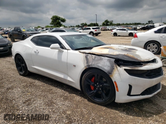 2022 Chevrolet Camaro 2LT with VIN 1G1FD1RS1N0134735, listed as a Copart auction lot 59775864 with 0 mi miles and Salvage Title. Bid and sale history available at carsss.com. Image 4.