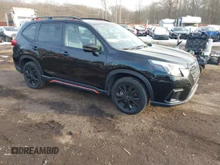 2024 Subaru Forester Sport with VIN JF2SKAGC0RH428157, listed as a IAAI auction lot 41356000 with 16,172 mi miles. Bid and sale history available at carsss.com. Image 1.