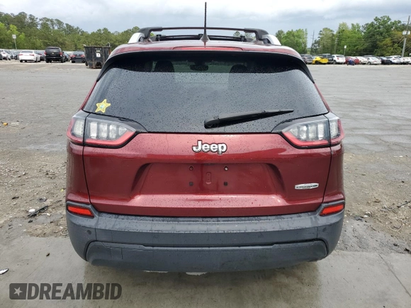 2020 Jeep Cherokee Altitude with VIN 1C4PJLLB4LD507457, listed as a Copart auction lot 52353745 with 66,890 mi miles and Non Repairable. Bid and sale history available at carsss.com. Image 6.