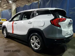 2019 GMC Terrain SLE with VIN 3GKALMEV6KL183986, listed as a Copart auction lot 46639265 with 90,778 mi miles and Clean Title. Bid and sale history available at carsss.com. Image 2.