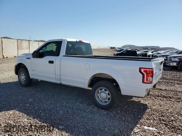 2017 Ford F-150 XL with VIN 1FTNF1CG0HKC20421, listed as a Copart auction lot 46412525 with 93,707 mi miles and Salvage title. Bid and sale history available at DreamBid. Image 2.