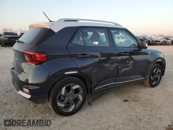 2024 Hyundai Venue Limited with VIN KMHRC8A37RU325834, listed as a Copart auction lot 46902095 with 2,680 mi miles and Salvage Title. Bid and sale history available at DreamBid. Image 3.