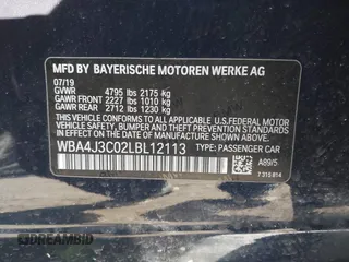2020 BMW 4 Series 430i xDrive z VIN WBA4J3C02LBL12113, wystawiony jako IAAI lot #41821762 z przebiegiem 86 586 mil mil oraz . Historia ofert i sprzedaży dostępna na DreamBid. Obrazek 9.