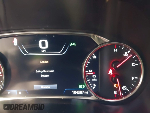 2019 Chevrolet Blazer RS z VIN 3GNKBERS3KS681486, wystawiony jako IAAI lot #42307181 z przebiegiem 104 387 mil mil oraz . Historia ofert i sprzedaży dostępna na DreamBid. Obrazek 7.