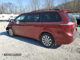 2015 Toyota Sienna Ltd with VIN 5TDDK3DCXFS101103, listed as a Copart auction lot 47593655 with 142,524 mi miles and Salvage Title. Bid and sale history available at carsss.com. Image 2.