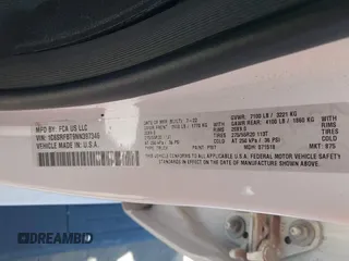 2022 Ram 1500 Big Horn with VIN 1C6SRFBT9NN397346, listed as a IAAI auction lot 42327129 with Not provided miles and . Bid and sale history available at DreamBid. Image 9.