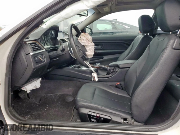 2015 BMW 4 Series 428i with VIN WBA3N7C59FK222559, listed as a Copart auction lot 60604025 with 151,375 mi miles and Salvage title. Bid and sale history available at DreamBid. Image 7.