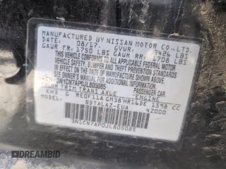2018 Nissan Versa Sedan SV with VIN 3N1CN7AP0JL805085, listed as a Copart auction lot 52018515 with 72,949 mi miles and Salvage Title. Bid and sale history available at carsss.com. Image 12.