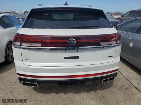 2024 Volkswagen Atlas Cross Sport 2.0T SEL R-Line with VIN 1V2AE2CA5RC203191, listed as a Copart auction lot 74136724 with 0 mi miles and Salvage Title. Bid and sale history available at carsss.com. Image 6.
