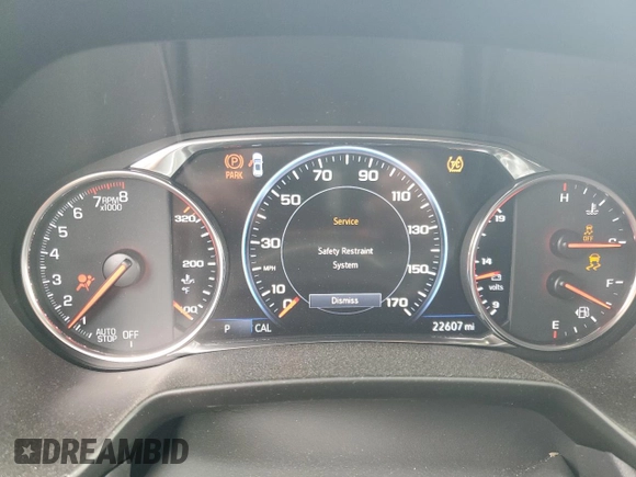 2023 Chevrolet Blazer RS with VIN 3GNKBKRS2PS220172, listed as a Copart auction lot 61058595 with 22,607 mi miles and Salvage title. Bid and sale history available at DreamBid. Image 9.