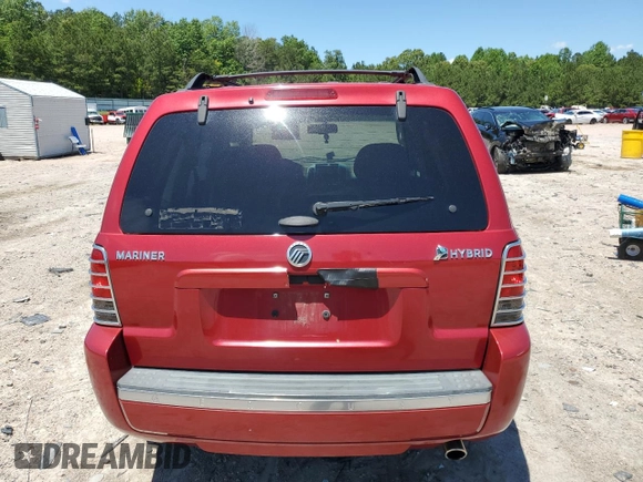 2006 Mercury Mariner Hybrid z VIN 4M2CU98H26KJ20650, wystawiony jako Copart lot #57728915 z przebiegiem 178 130 mil mil oraz Szkoda całkowita • Salvage title. Historia ofert i sprzedaży dostępna na DreamBid. Obrazek 6.