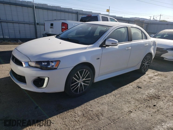 2017 Mitsubishi Lancer ES with VIN JA32V2FW6HU014960, listed as a Copart auction lot 70043804 with 102,710 mi miles and Salvage Title. Bid and sale history available at carsss.com. Image 1.
