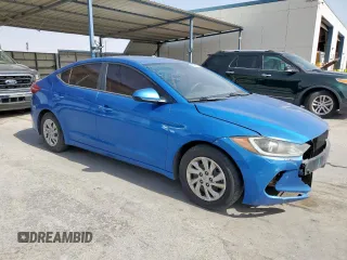 2017 Hyundai Elantra SE with VIN KMHD74LF8HU091460, listed as a Copart auction lot 59141945 with 198,679 mi miles and Clean title. Bid and sale history available at DreamBid. Image 4.