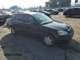 2001 Honda Civic DX with VIN 2HGES16271H566802, listed as a Copart auction lot 43362825 with 238,734 mi miles and Clean Title. Bid and sale history available at carsss.com. Image 4.