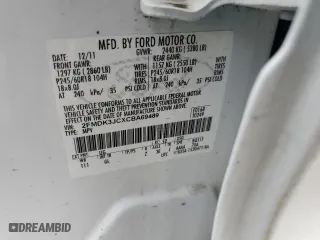 2012 Ford Edge SEL with VIN 2FMDK3JCXCBA69489, listed as a Copart auction lot 45319395 with 151,354 mi miles and Salvage Title. Bid and sale history available at carsss.com. Image 16.