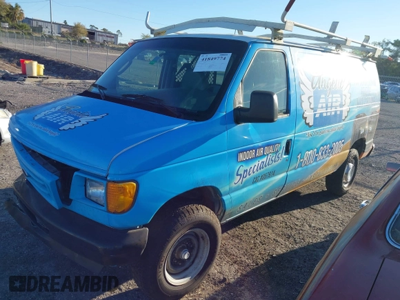 2004 Ford Econoline Cargo z VIN 1FTNE24L84HA23170, wystawiony jako IAAI lot #41849774 z przebiegiem 249 166 mil mil oraz . Historia ofert i sprzedaży dostępna na DreamBid. Obrazek 2.