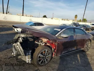 2022 Lucid Air Grand Touring z VIN 50EA1GBA4NA001570, wystawiony jako Copart lot #81616224 z przebiegiem 1 483 mil mil oraz Szkoda całkowita • Salvage title. Historia ofert i sprzedaży dostępna na DreamBid. Obrazek 1.