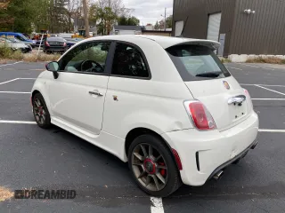 2013 FIAT 500 Abarth z VIN 3C3CFFFH1DT573319, wystawiony jako Copart lot #56000825 z przebiegiem 153 722 mil mil oraz Tytuł czysty. Historia ofert i sprzedaży dostępna na DreamBid. Obrazek 3.