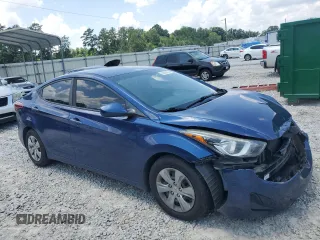 2016 Hyundai Elantra SE with VIN 5NPDH4AE1GH748247, listed as a Copart auction lot 62893425 with 90,898 mi miles and Salvage title. Bid and sale history available at DreamBid. Image 4.