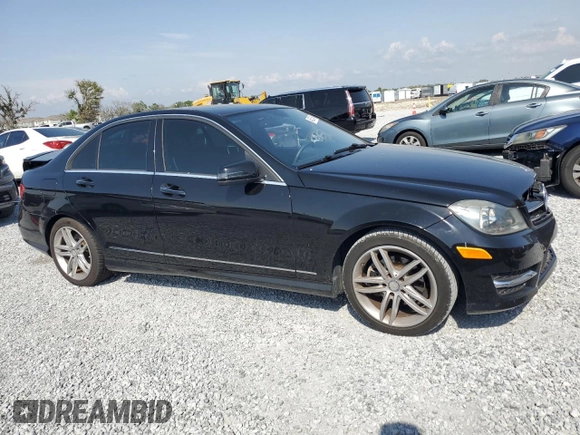 2014 Mercedes-Benz C 250 Sport with VIN WDDGF4HB4EA940397, listed as a Copart auction lot 48552465 with 132,003 mi miles and Salvage title. Bid and sale history available at DreamBid. Image 4.