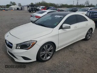 2014 Mercedes-Benz CLA 250 with VIN WDDSJ4EB6EN058556, listed as a Copart auction lot 54041575 with 91,507 mi miles and Salvage title. Bid and sale history available at DreamBid. Image 1.