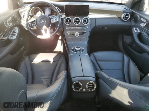 2020 Mercedes-Benz C C 300 with VIN W1KWF8DB2LR596267, listed as a Copart auction lot 86908154 with 48,382 mi miles and Salvage Title. Bid and sale history available at carsss.com. Image 8.