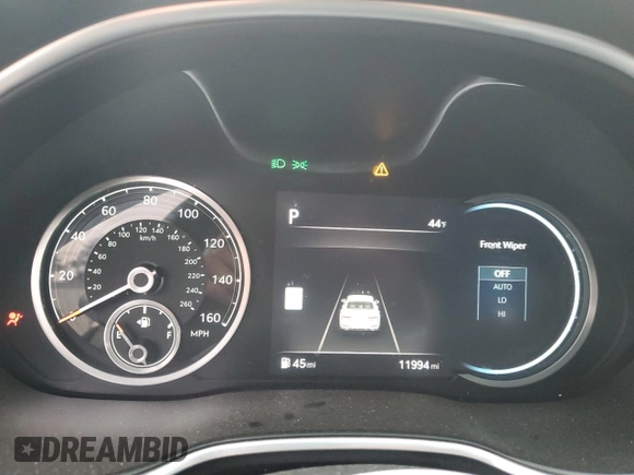 2024 Genesis G80 Sport with VIN KMTGB4SD8RU205301, listed as a Copart auction lot 77671514 with 11,994 mi miles and Salvage Title. Bid and sale history available at DreamBid. Image 9.