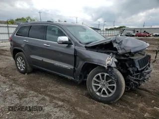 2014 Jeep Grand Cherokee Limited with VIN 1C4RJFBM1EC352484, listed as a Copart auction lot 57983305 with 157,143 mi miles and Salvage title. Bid and sale history available at DreamBid. Image 4.