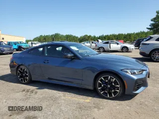 2025 BMW 4 Series 430i with VIN WBA43DA02SCT09580, listed as a Copart auction lot 61768505 with 3,051 mi miles and Salvage title. Bid and sale history available at DreamBid. Image 4.