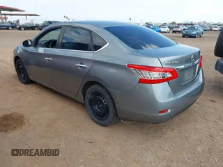 2014 Nissan Sentra S with VIN 3N1AB7AP3EY220784, listed as a IAAI auction lot 42220590 with 148,510 mi miles and . Bid and sale history available at DreamBid. Image 3.