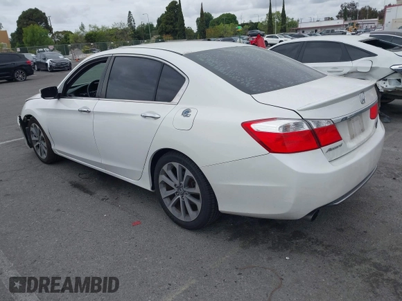 2014 Honda Accord Sedan Sport with VIN 1HGCR2F54EA068869, listed as a IAAI auction lot 42060938 with 193,522 mi miles. Bid and sale history available at carsss.com. Image 3.