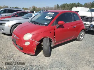 2012 FIAT 500 Pop z VIN 3C3CFFAR7CT125312, wystawiony jako Copart lot #49885775 z przebiegiem 190 364 mil mil oraz Szkoda całkowita • Salvage title. Historia ofert i sprzedaży dostępna na DreamBid. Obrazek 1.