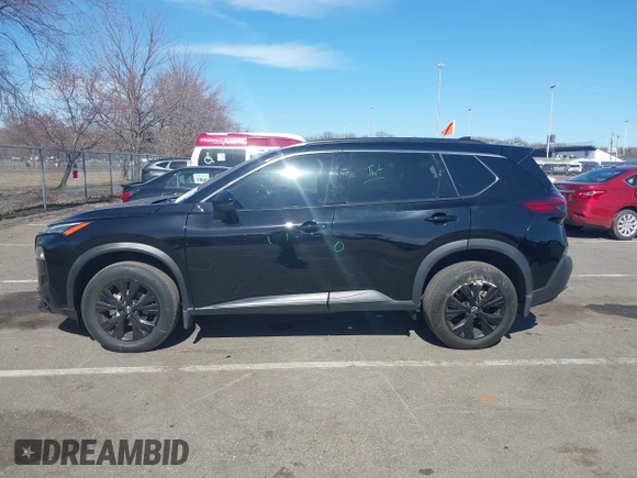 2023 Nissan Rogue SV with VIN JN8BT3BB4PW183432, listed as a IAAI auction lot 41832766 with 23,101 mi miles and . Bid and sale history available at carsss.com. Image 14.