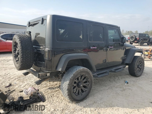 2018 Jeep Wrangler JK Unlimited Sport S with VIN 1C4BJWDGXJL908746, listed as a Copart auction lot 75881844 with 69,805 mi miles and Salvage Title. Bid and sale history available at carsss.com. Image 3.