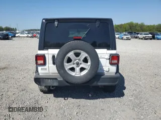 2021 Jeep Wrangler Unlimited Sport with VIN 1C4HJXKN0MW658440, listed as a Copart auction lot 52641025 with Not provided miles and Salvage title. Bid and sale history available at DreamBid. Image 6.