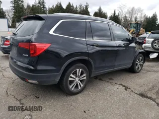 2017 Honda Pilot EX-L with VIN 5FNYF6H56HB086982, listed as a Copart auction lot 45590945 with 141,112 mi miles and Salvage Title. Bid and sale history available at DreamBid. Image 3.