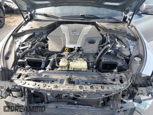 2018 Infiniti Q50 Luxe with VIN JN1EV7AP7JM356700, listed as a Copart auction lot 45892775 with 90,449 mi miles and Salvage Title. Bid and sale history available at carsss.com. Image 11.
