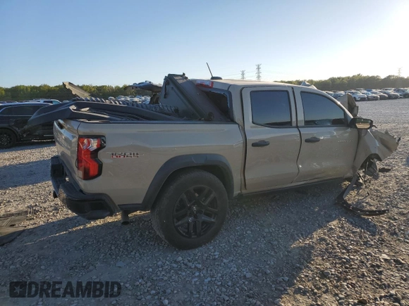 2023 Chevrolet Colorado 4WD Trail Boss with VIN 1GCPTEEK0P1214374, listed as a Copart auction lot 74211414 with Not Provided miles and Salvage Title. Bid and sale history available at carsss.com. Image 3.