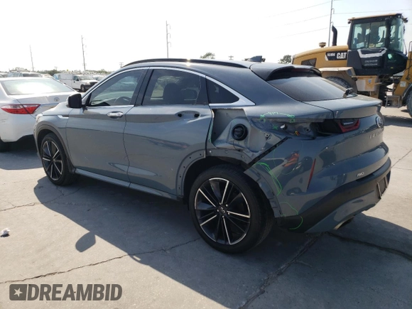 2022 Infiniti QX55 Luxe z VIN 3PCAJ5J3XNF102177, wystawiony jako Copart lot #52699865 z przebiegiem 54 539 mil mil oraz Szkoda całkowita • Salvage title. Historia ofert i sprzedaży dostępna na DreamBid. Obrazek 2.