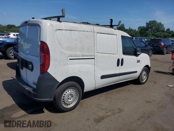 2017 Ram ProMaster City Cargo Tradesman with VIN ZFBERFAB4H6E29848, listed as a Copart auction lot 61831475 with 163,627 mi miles and Clean title. Bid and sale history available at DreamBid. Image 3.