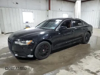2014 Audi A6 Premium Plus with VIN WAUGFAFC5EN030039, listed as a Copart auction lot 53265225 with 106,784 mi miles and Salvage title. Bid and sale history available at DreamBid. Image 1.